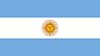 Bandera de Argentina - moneda ARS