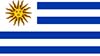 Bandera de Uruguay - moneda UYU